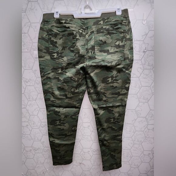 Nwt No Boundaries Camo Juniors' Mid Rise Rib Waistband Jeggings - Picture 2 of 10